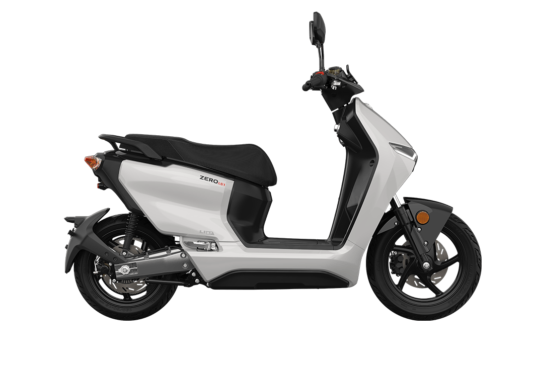 ZERO LS1 electric scooter, White Pearl, official studio photo