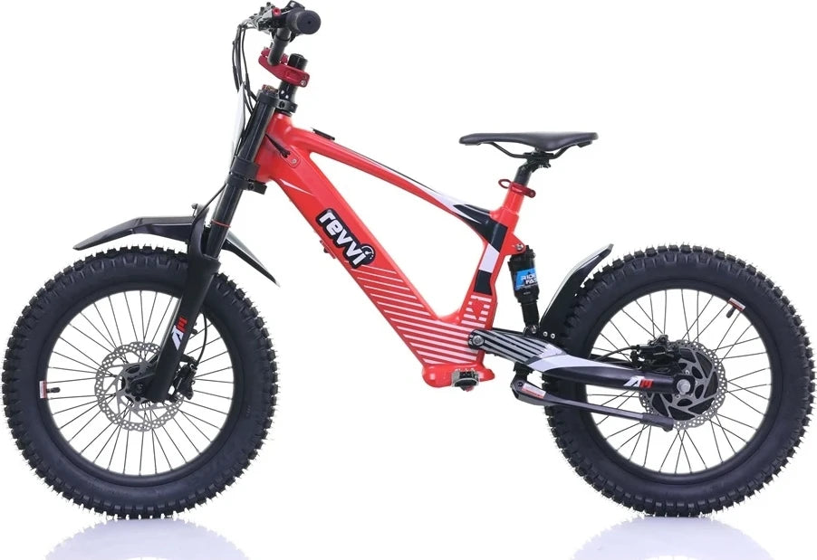 REVVI 18 electric bike in red