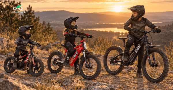 REVVI Electric Bikes Now at MotoEbikes: New Kids Electric Bike Range UK