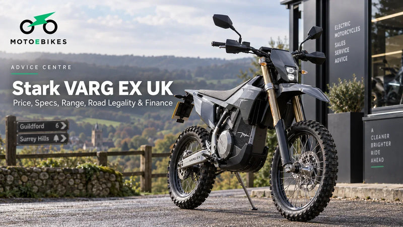 Stark VARG EX UK electric enduro motorcycle guide covering price, specs, range, road legality and finance