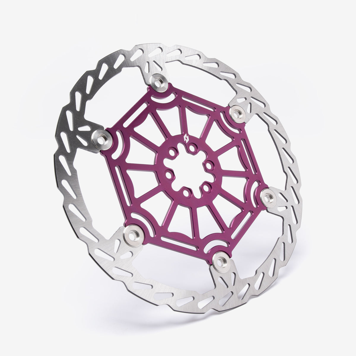 Full-E Charged 250mm front brake disc in purple for Sur-Ron Light Bee and Talaria