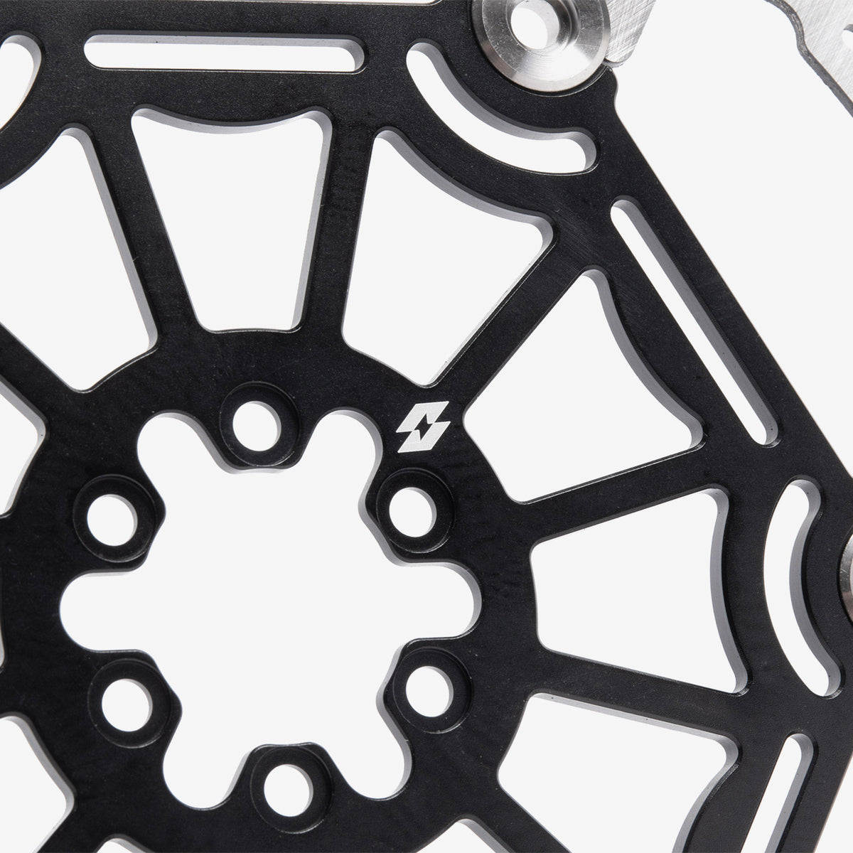 Black 250mm front brake disc for Sur-Ron Light Bee and Talaria, alternate view