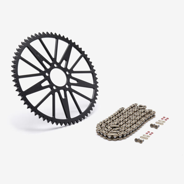EBMX 428-64T Sprocket & Chain Black | Sur-Ron Light Bee | SPKR113