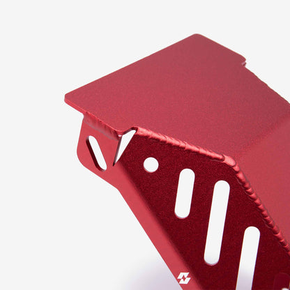 Red bashplate for Sur-Ron Light Bee, alternate view