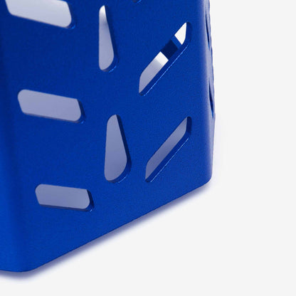 Blue bashplate for Sur-Ron Light Bee, alternate view