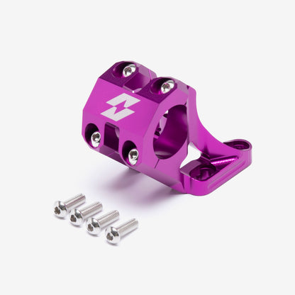 Full-E Charged 31.8mm handlebar risers in purple for Sur-Ron Light Bee and Talaria