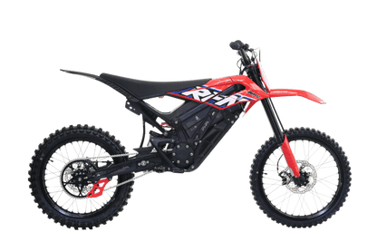 RFN Rally Pro Mark IV 2026 Black Grey and Gold electric dirt bike side profile