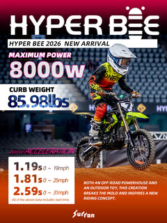SUR-RON HYPER BEE electric dirt bike side profile