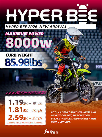 SUR-RON HYPER BEE electric dirt bike side profile