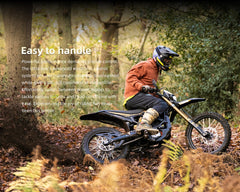 SUR-RON ULTRA BEE road legal electric motorbike front three quarter view
