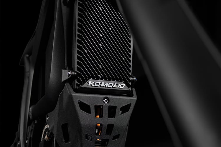 TALARIA KOMODO electric dirt bike, detail shot 2