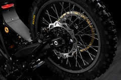TALARIA KOMODO electric dirt bike, front three quarter view
