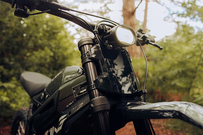 TALARIA STING R electric dirt bike, detail shot