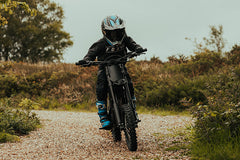 TALARIA X3 MINI MX electric dirt bike, rear view