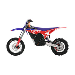 RFN WARRIOR SX-E8 electric dirt bike front three quarter view
