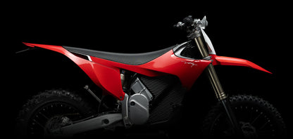 STARK VARG EX electric enduro motorbike, red, official studio photo