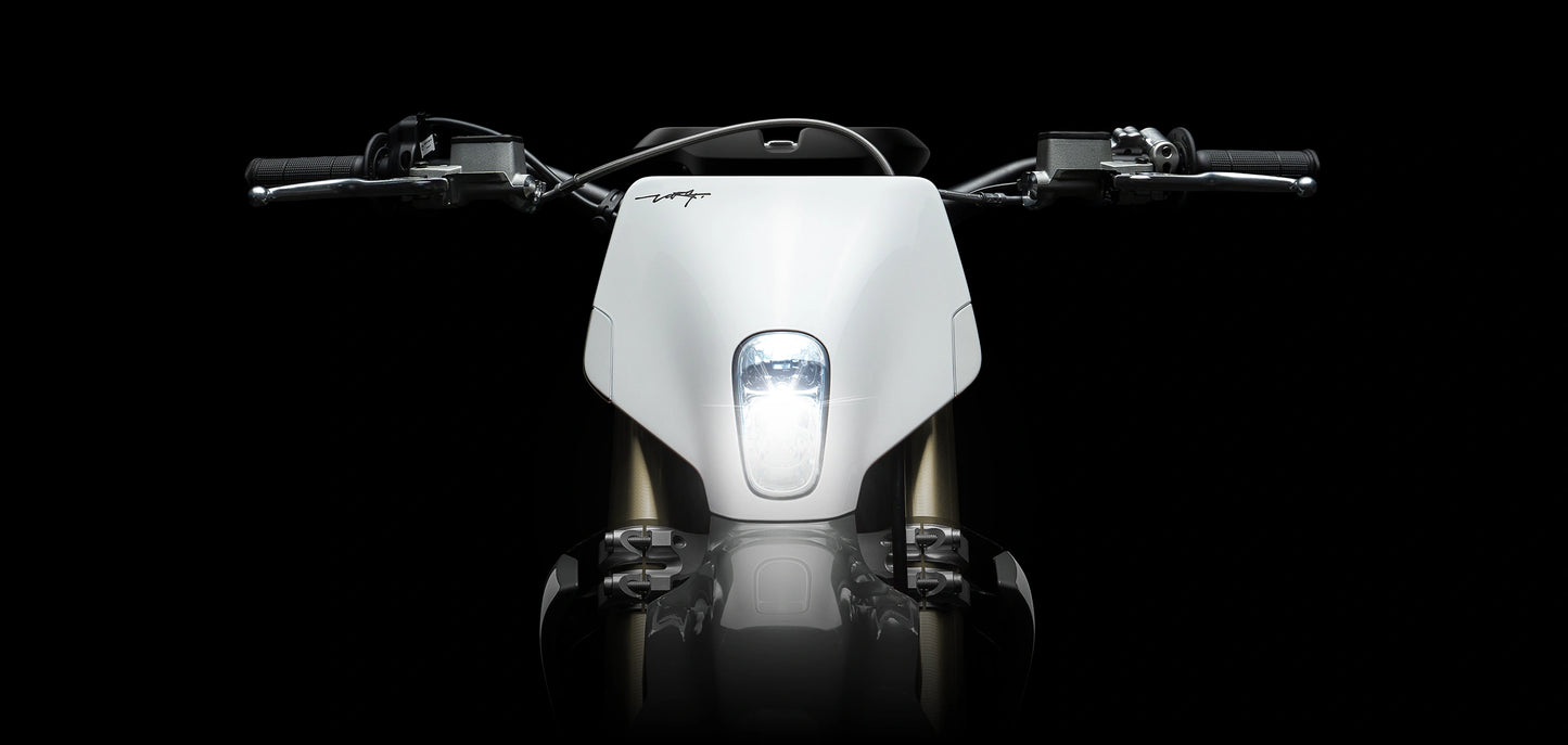 STARK VARG EX 60HP electric enduro motorbike, rear handbrake detail