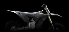 STARK VARG MX 1.2 electric motocross bike, grey, official studio photo