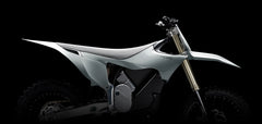 STARK VARG MX 1.2 electric motocross bike, white, official studio photo