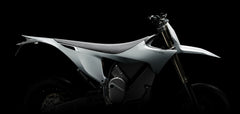 STARK VARG SM electric supermoto, white, official studio photo