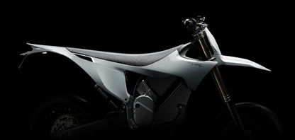 STARK VARG SM electric supermoto, white, official studio photo