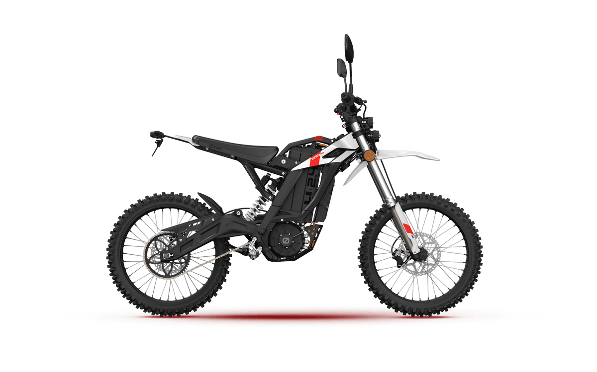 ZERO XB electric dirt bike, side profile