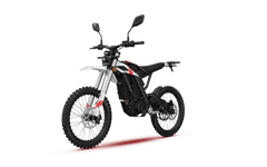 ZERO XB electric dirt bike, front three quarter view
