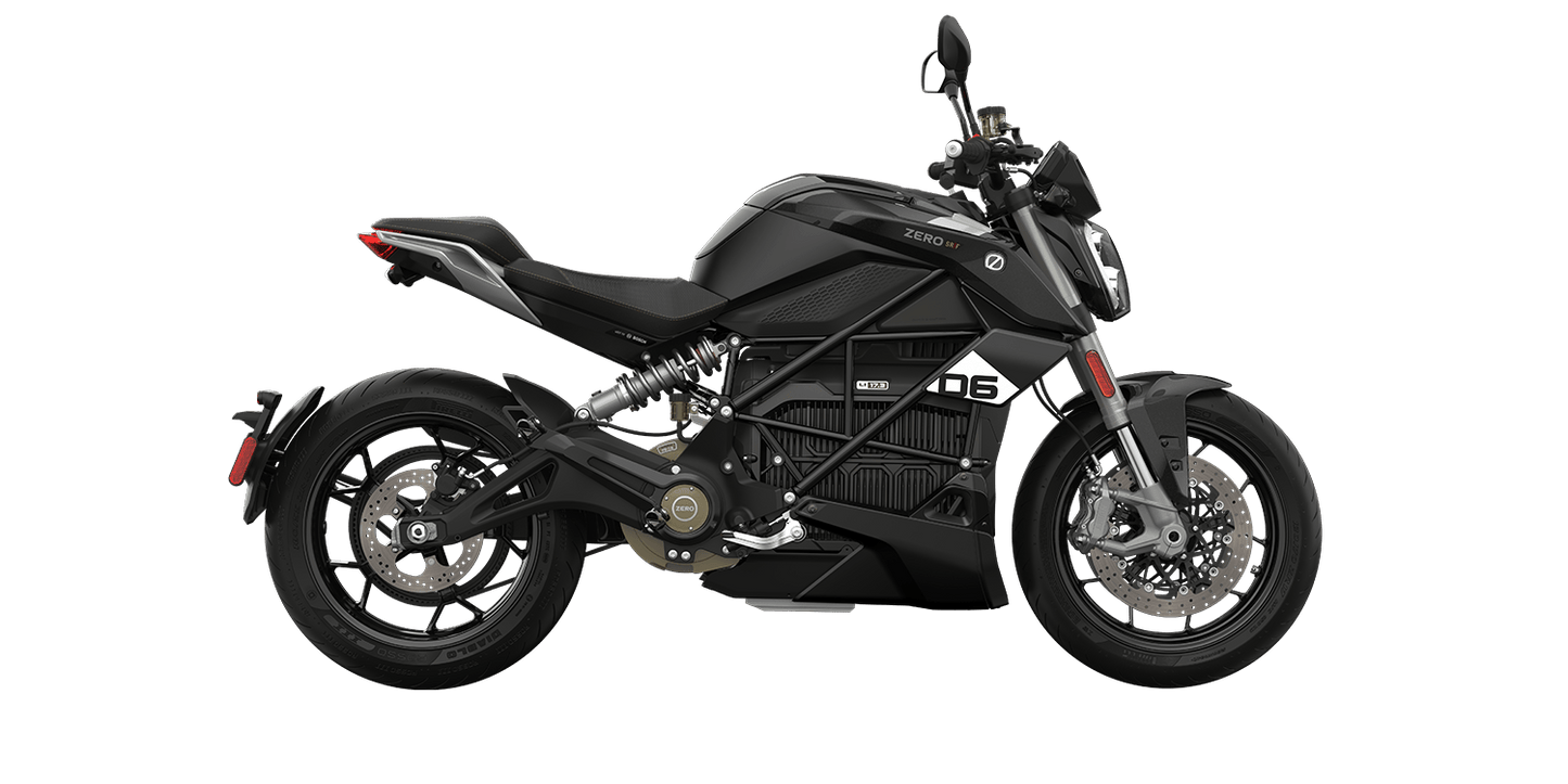 ZERO SR/F electric motorcycle, official studio photo