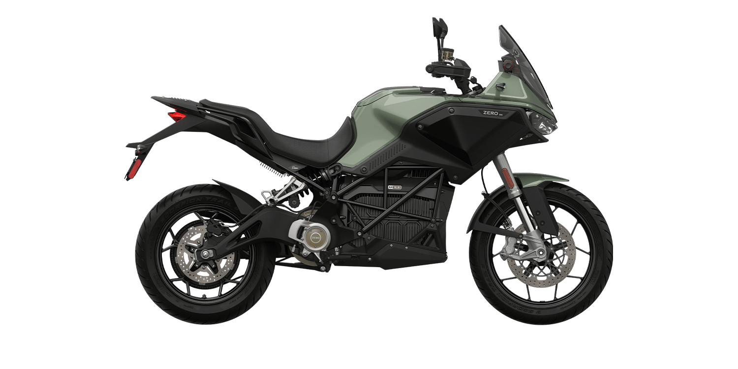 ZERO DS electric dual sport motorbike, Sage, official studio photo