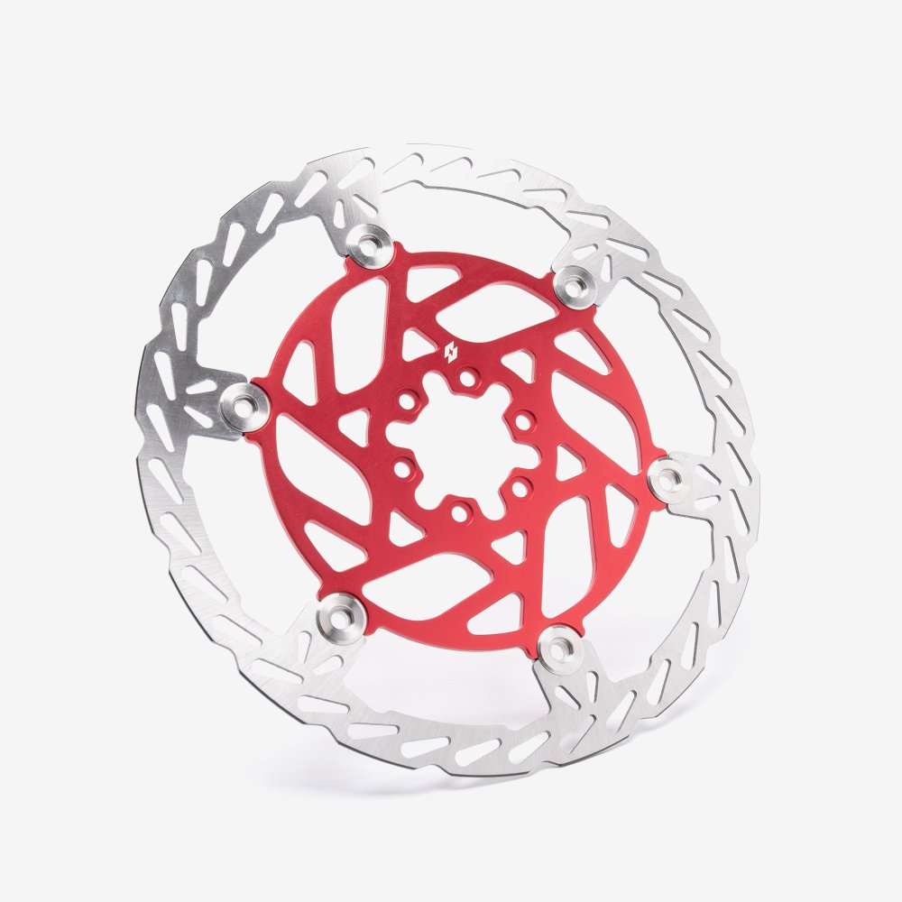 Full-E Charged 250mm rear brake disc for Sur-Ron Light Bee, red