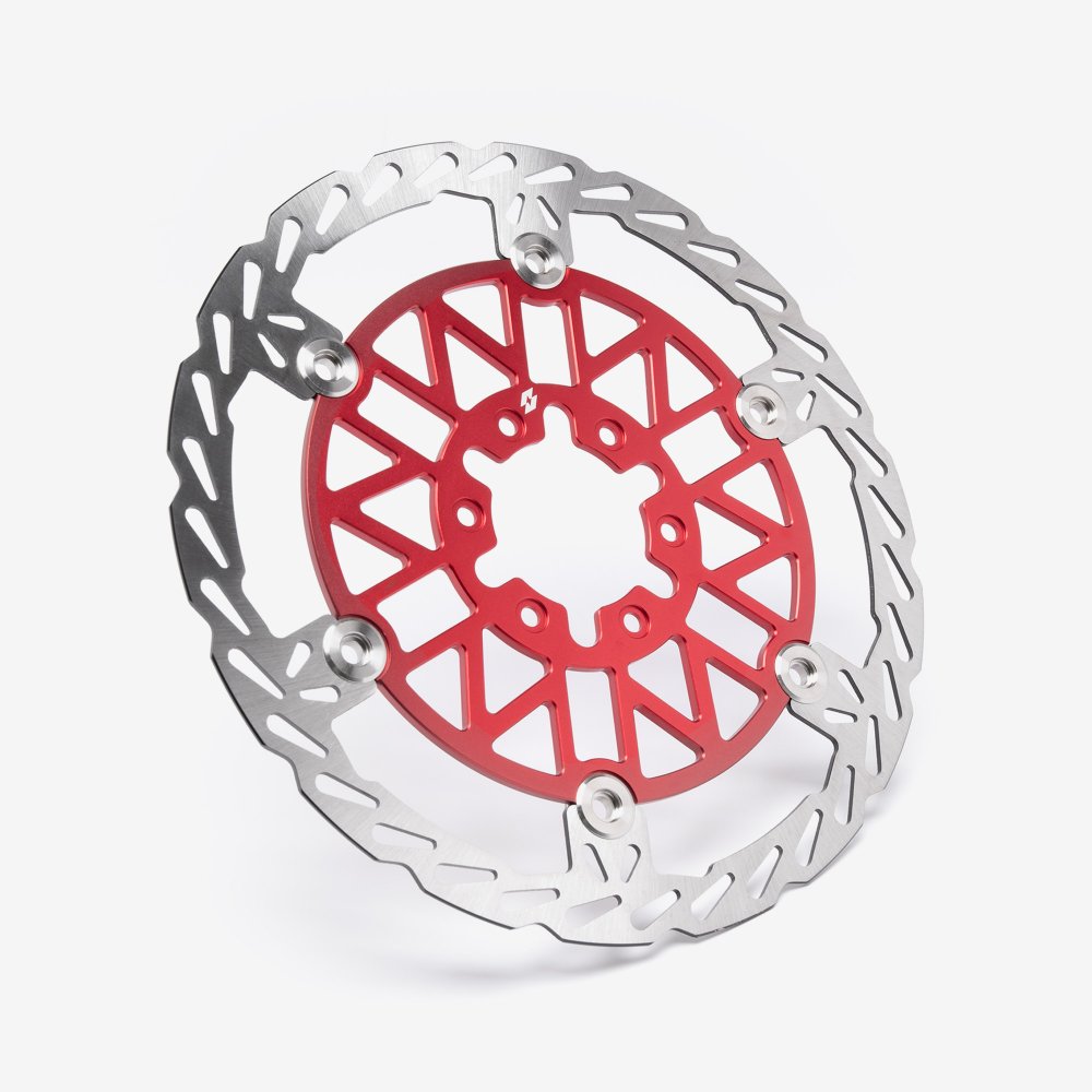 Full-E Charged 250mm rear brake disc for Talaria, red
