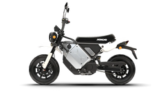 LiveWire S4 Honcho Street in Black, opposite side profile showing the frame, seat and road equipment
