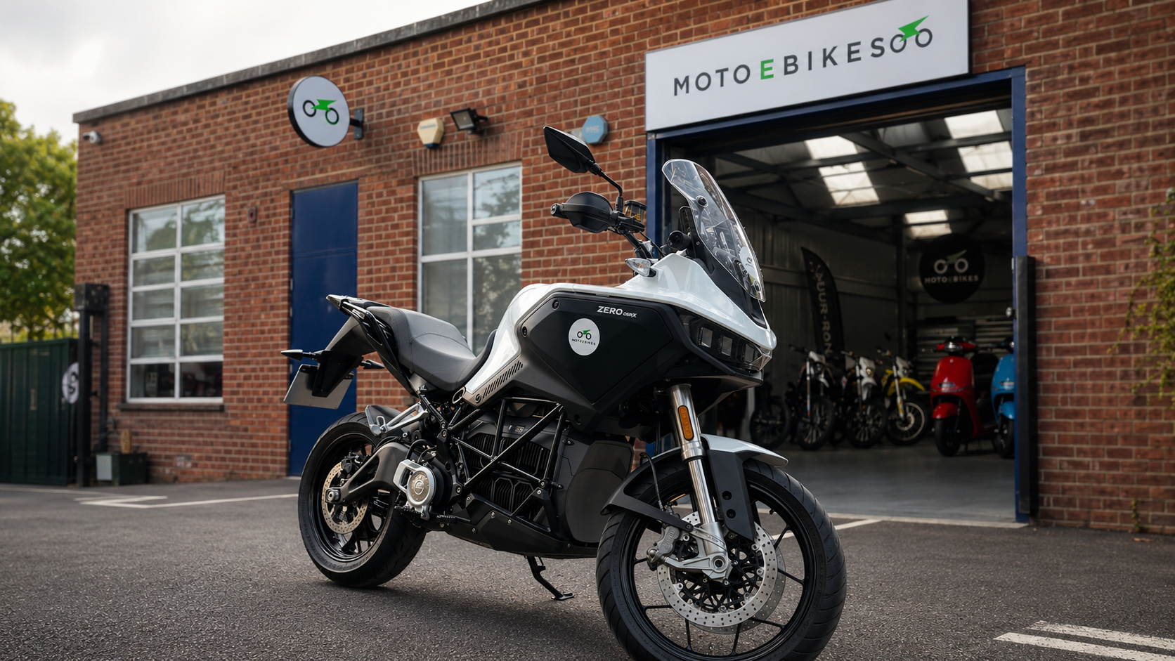 MotoEbikes electric motorbike showroom in Guildford