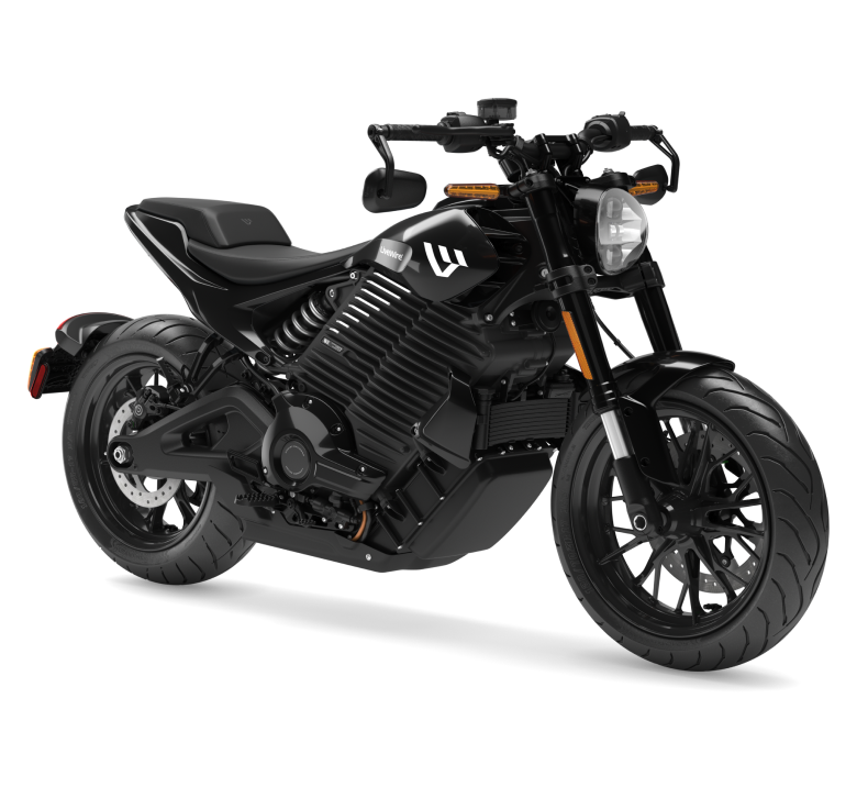 LIVEWIRE S2 ALPINISTA electric motorcycle, Liquid Black, official studio photo