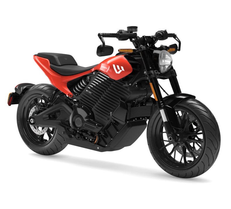 LIVEWIRE S2 ALPINISTA electric motorcycle, Quasar Red, official studio photo