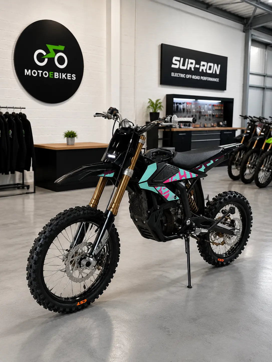 MotoEbikes showroom in Guildford